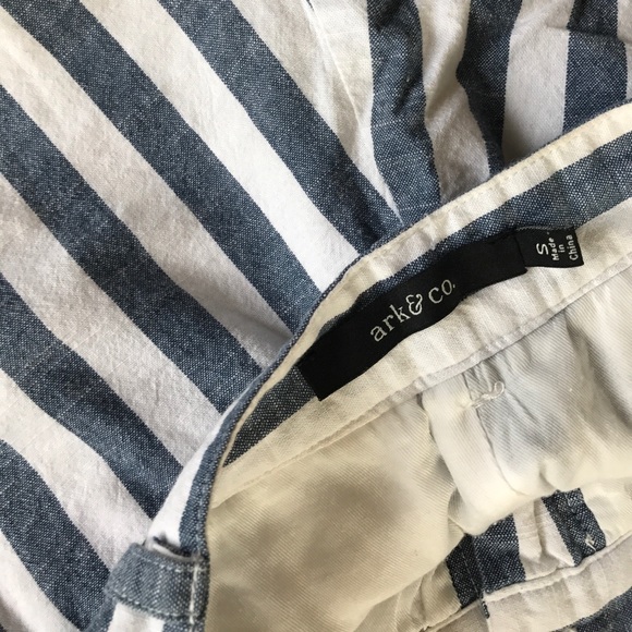 Ark & Co High Waisted Stripe Short - Picture 4 of 4